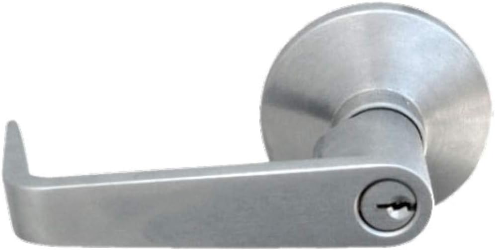 Seco-Larm Enforcer Rim-Type Exit Device, Entry Lever Trim (SD-962HL-4A)