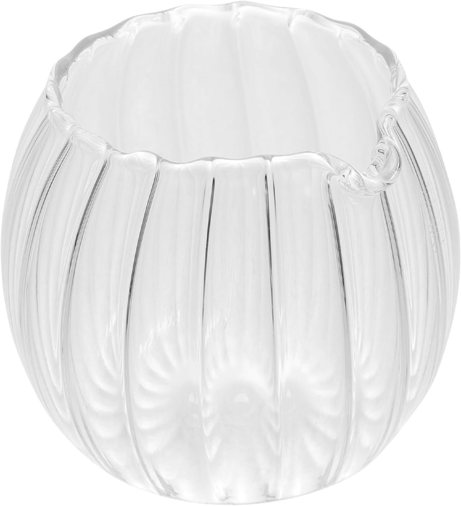 ABOOFAN Glass Pitcher for Coffee Dispenser Lightweight Design for Latte Art and Tea Service