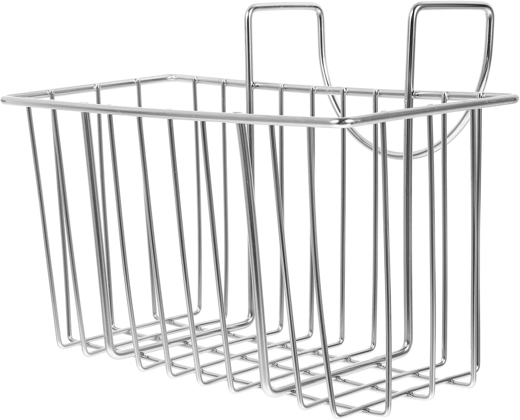 Sink Sponge Holder Brush Holder Sturdy Iron Hanging Basket for Kitchen Sink Organization Easy to Use Drain Rack for Sponge and Dish Brush Storage