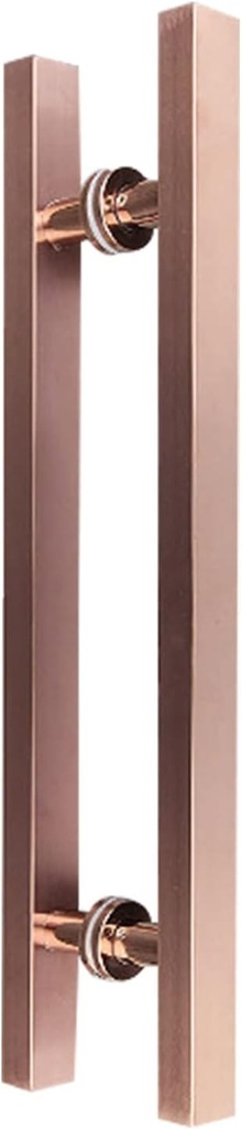 304 Stainless Steel Shower Door Handle | 40cm/50cm/60cm/70cm/80cm/90cm Hole Centres | Grab Bar Push and Pull Door Handle Sets Suitable for Bathroom Shower Enclosures (Size : 40cm)