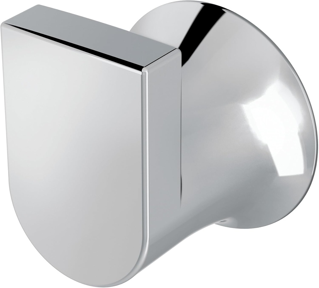 Moen Genta LX Chrome Modern Single Robe or Towel Hanger for Kitchen or Bathroom, BH3803CH
