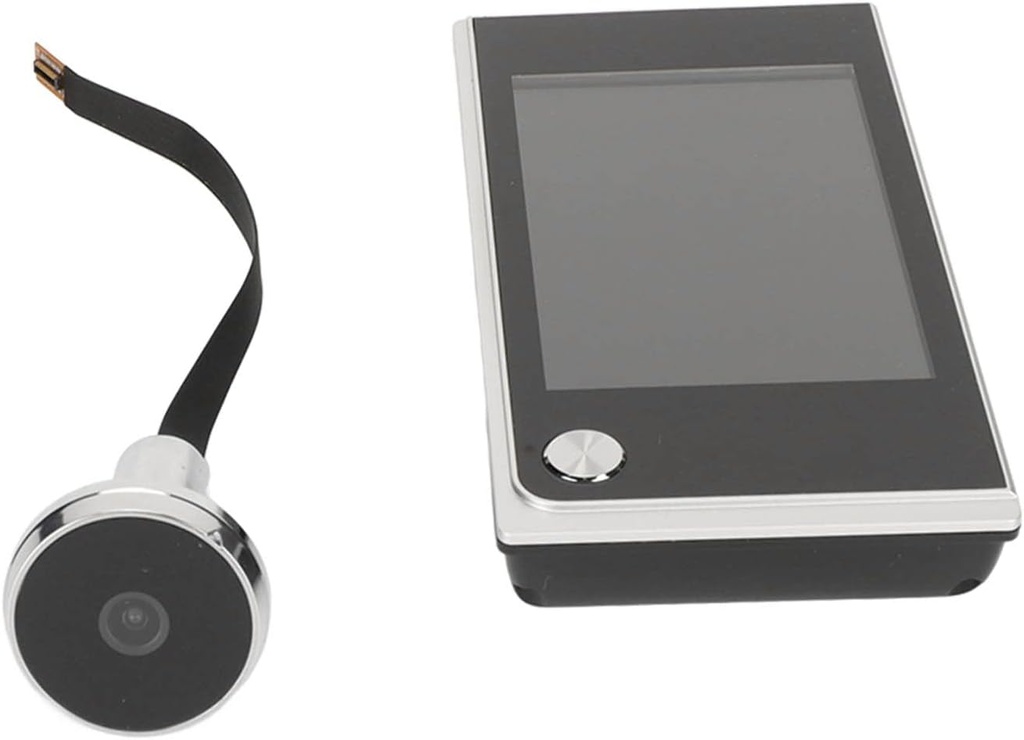 Digital Door Viewer, 1MP 3.5in Lcompact disc Color Screen OV Industrial Color Image Sensor Smart Electronic Peephole Doorbell, 120° Wide Angle Clear Image for Home Hotels Apartment