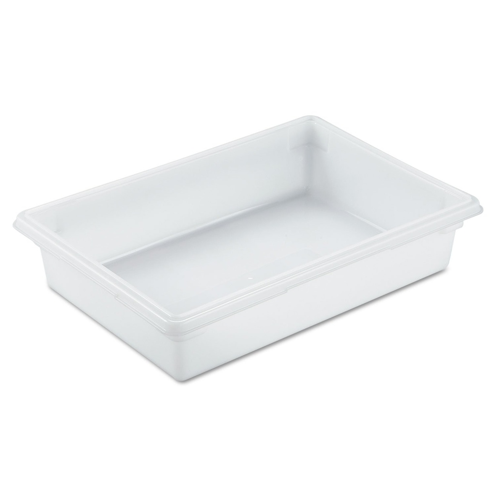 Rubbermaid Commercial Products Food Storage Box, 8.5 Gallon Capacity, White, for Restaurant/Kitchen/Cafeteria