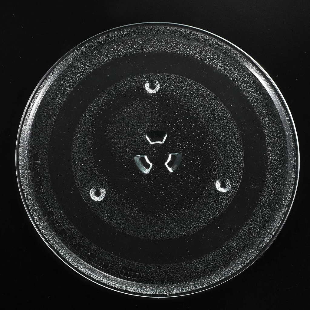 11.25" Microwave Glass Turntable Plate Replacment Compatible for GE WB49X10097 Samsung DE74-20102 Sharp 9KC3517203500 Daewoo 3517203500