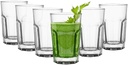 Glasses Set of 6 Drinking Glasses Water Glasses Drink Glasses Juice Glasses Dishwasher Safe 6 x 230 ml