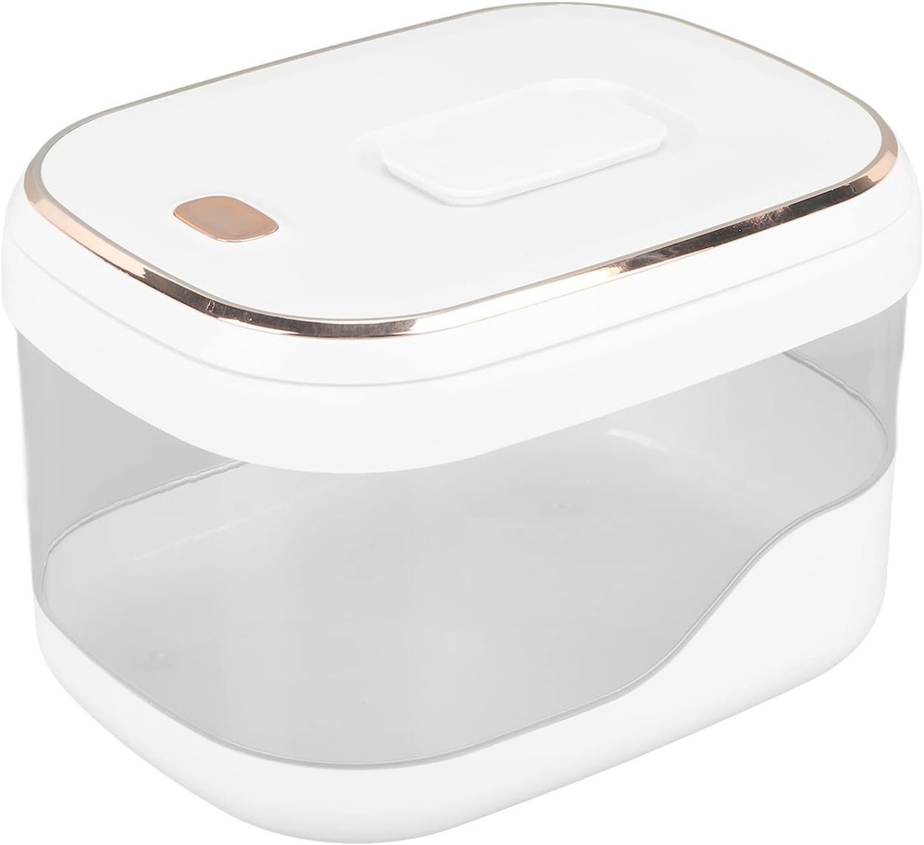 TOPINCN Grain Dispenser, Press Type Rice Bucket Large Capacity Rice Storage Container Dry Food Dispenser with Measuring Cup, Rice Holder Bin Rice Canister for Rice Cereal Flour Snacks (10KG)