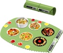 Extra Large Food Warming Mat - Fast Heating Silicone Electric Warming Tray with 9 Level Temperature, 6-Hour Timer, Child Lock & Anti-Scald Design | Portable Food Warmer for Parties Home Travel