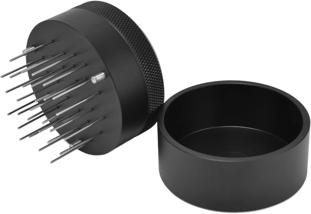 28 Needle , Handheld Espresso Stirrer Coffee Tamper 51-58mm Espresso Coffee Stirrer, Coffee Distributor Espresso Machine Professional WDT Distribution Tool (51mm)