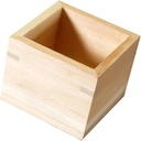 IMIKEYA 1Pc Japanese Sake Cup with Wooden Storage Box Traditional Sake Utensils for Home Hotel and Restaurant Use Unique Shape for and Special Occasions