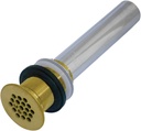 Kingston Brass KB4007 Fauceture Grid Drain without Overflow, Brushed Brass, 8.25 x 2.25 x 2.25