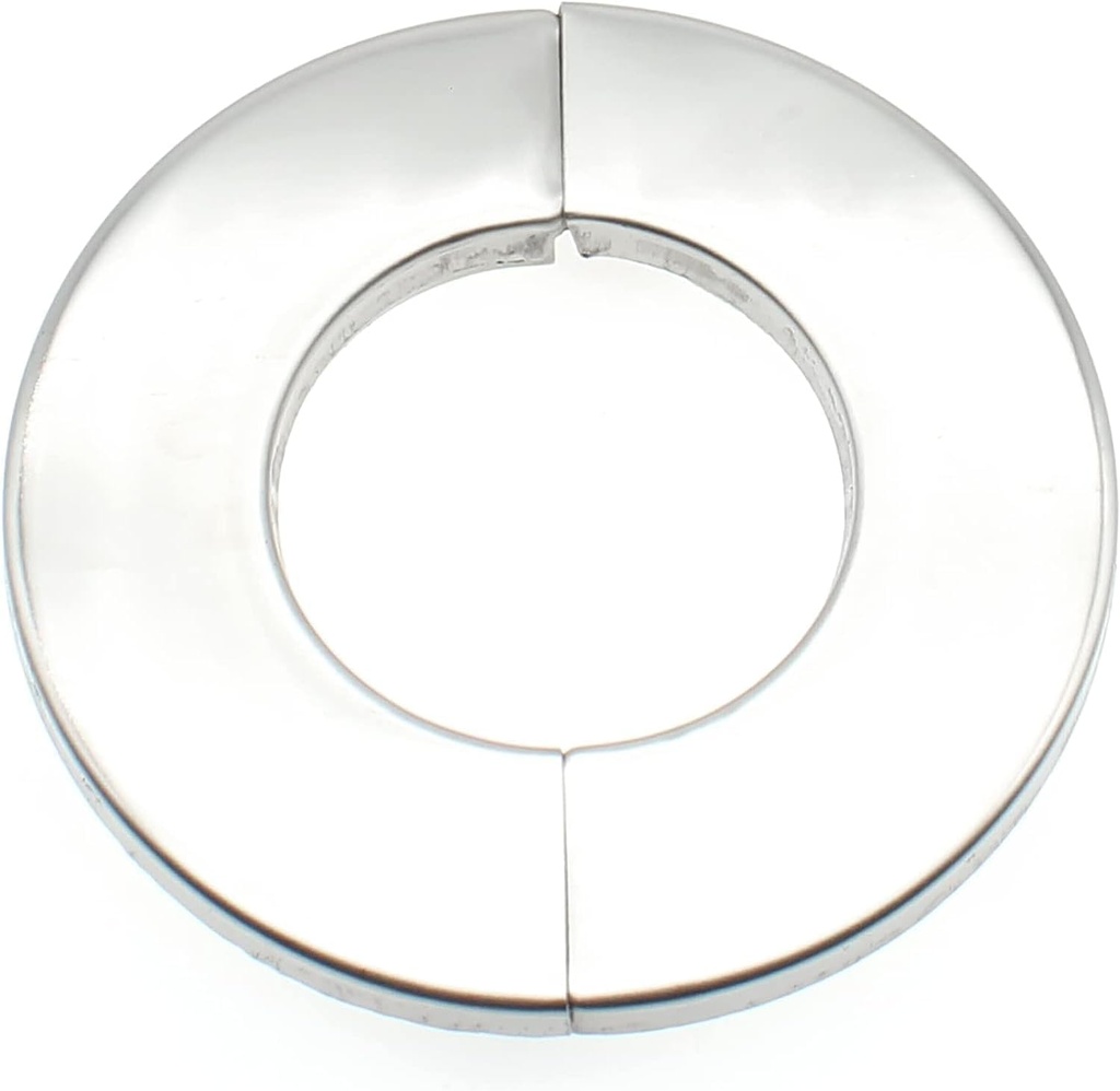 4.0" Stainless Steel Wall Split Flange 4pcs Split Decorative Escutcheon Self-Adhesive Wall-mounted Water Pipe Cover Accessories