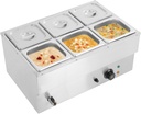 Commercial Electric Food Warmers for Buffet & Parties, 6-Pan Stainless Steel Steam Table with Precise Temp Control, Soup Station, Restaurant Buffet Heater (6-Pan)