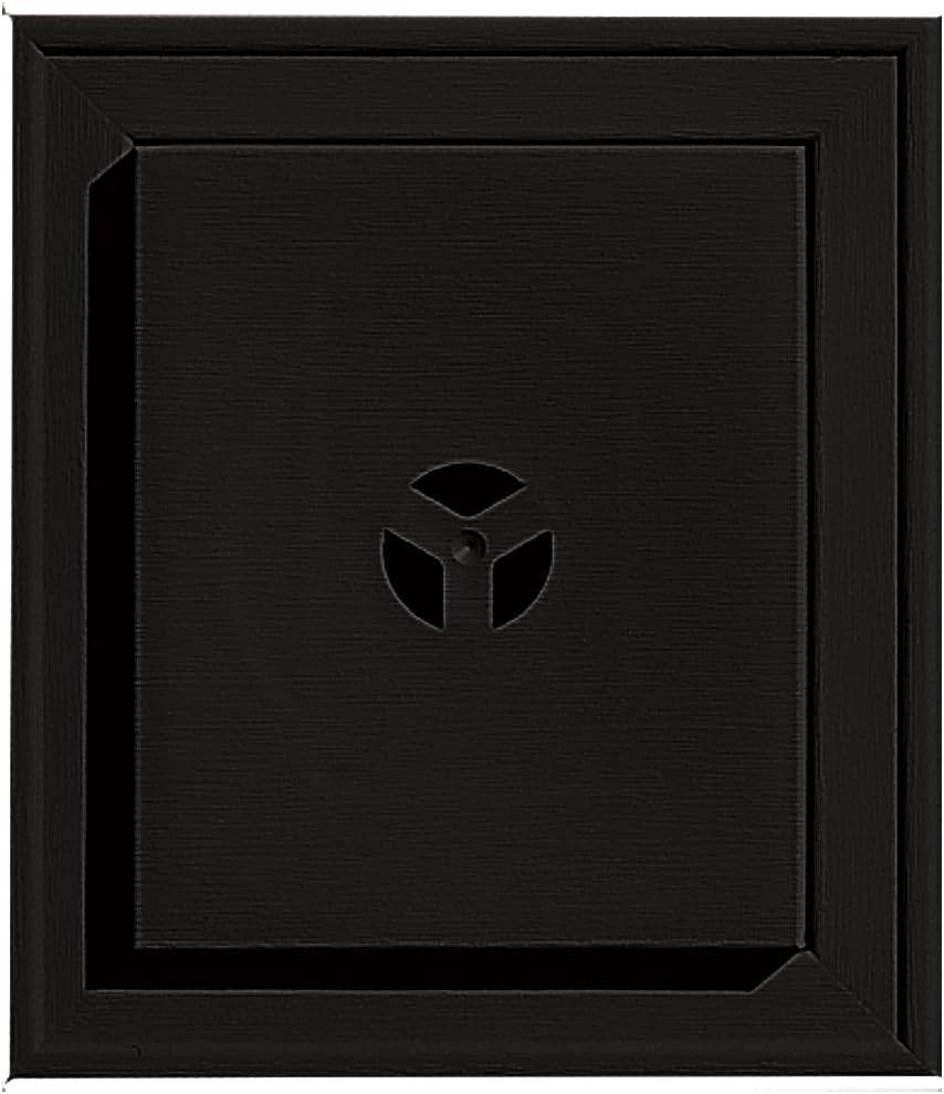 Builders Edge 130110002002 Squared Mounting Block 002, Black