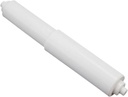 White Toilet Paper Holder,Plastic Toilet Paper Holder Roller Spindle Replacement Rod,Paper Holder Roller Replacement Spring Loaded, Home Bathroom Hardware Tools