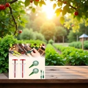 Upgraded Mini Seed Spreader, 2025 Newest Planter Tool, Small Sowing Seed Dispenser, Manual Seedlings Dibber and Widger Set, Handheld Garden Seed Sower Planter Lawn and Garden Spreaders for Tiny Seeds