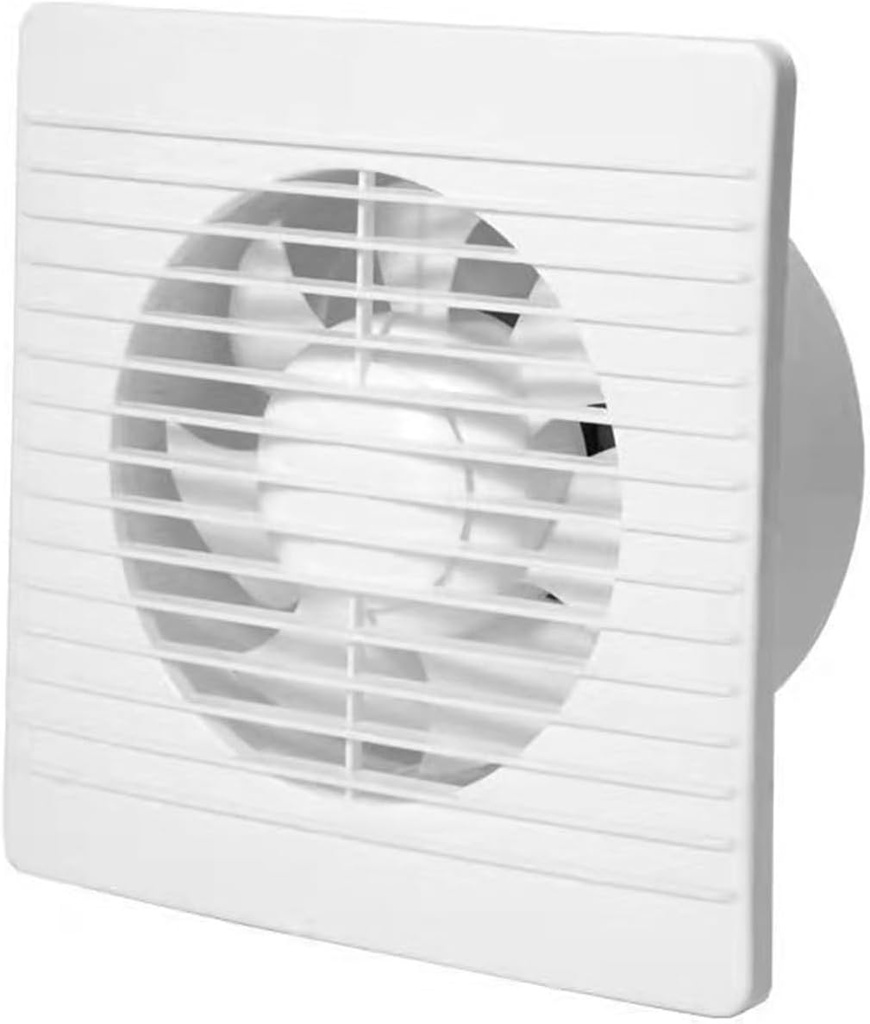 Duct Fan, Exhaust Fan 6 Inch Household Bathroom Window 8 Wall Round 12V for Basements, Bathrooms, Kitchens(6 inches - opening 150mm)