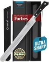 Cutluxe Brisket Knife – 12" Carving & Slicing Knife for Meat & BBQ – Razor Sharp German Steel, Sheath Included, Ergonomic Full Tang Handle Design, Grilling Gifts for Men – Artisan Series