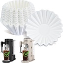 Disposable Coffee Paper Filters for Ninja PB051 PB041 Coffee Maker, 100 Pcs Coffee Filter for Ninja Coffee Maker, white