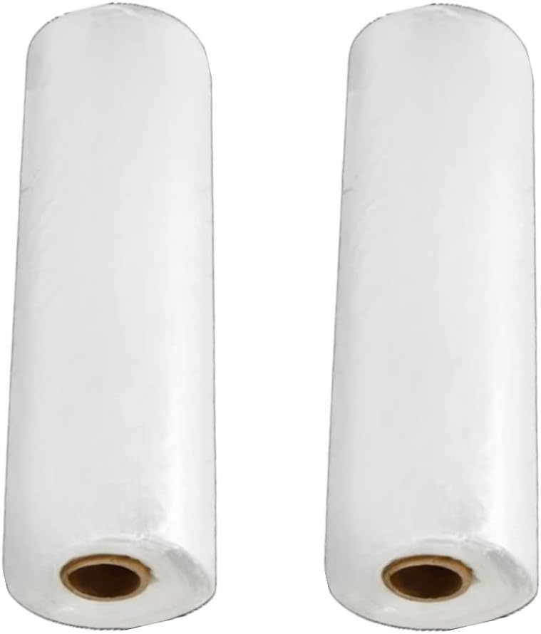 EcoQuality 18" x 24" Plastic Produce Bags on a Roll - 250 Clear Bags/Roll for Vegetables, Fruits, Bread, Pet Waste & Groceries