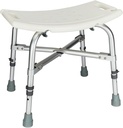 Shower Stool,Spa Bathtub Shower Lift Chair, Protable Bath Seat, Adjustable Shower Bench,White Bathtub Lift Chair with 1.25mm Cross Brace, 280lbs Weight Capacity