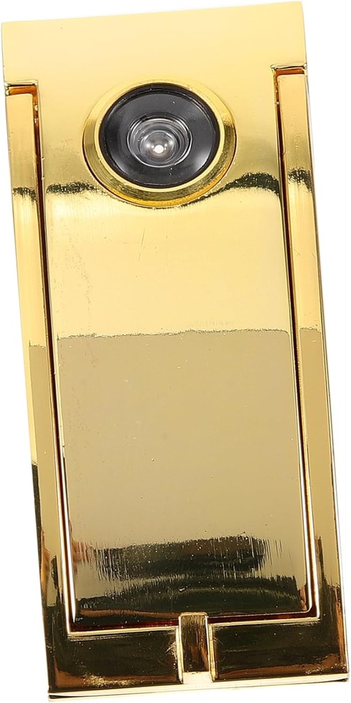 Knocker Viewer Door Security Zinc Alloy Square Door Eye Peephole Resistant Design Easy Installation Stylish and Functional for Residential and Commercial Use