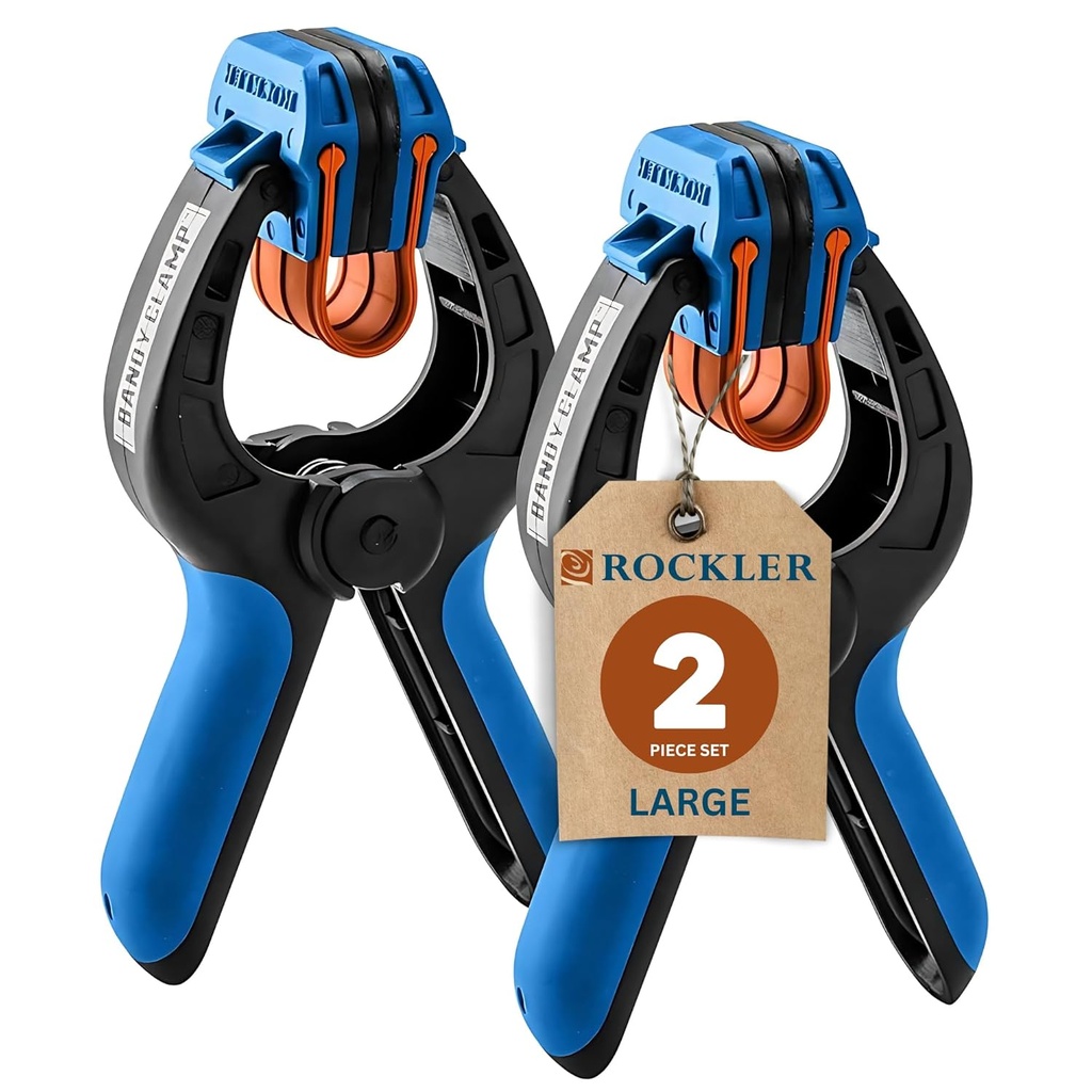 Rockler Pair of Woodworking Spring Bandy Clamps (Large)