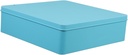 Zerodeko Generous Capacity Tin Storage Box Large Metal Decorative Box for Cookies Snacks Candy Containers Home