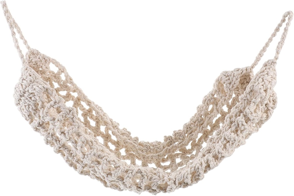 Hanging Fruit Basket under Cabinet Fruit Basket Kitchen Storage Mesh Bag Produce Hammock Macrame Organizer