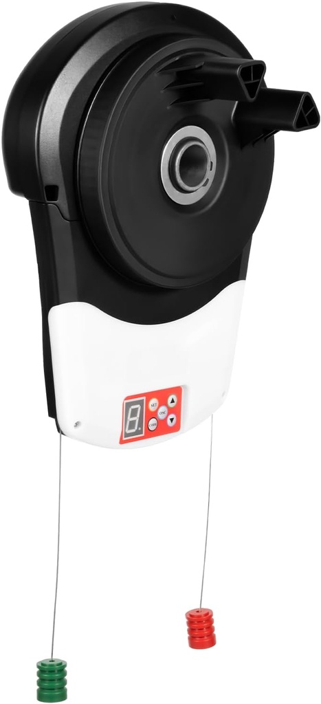 Roll Up Garage Door Opener with 2 Remote, 110V Automatic Roll Up Door Opener, 800N Motor Roller Door Opener, 50m/164ft Remote Control Distance, 55 dB