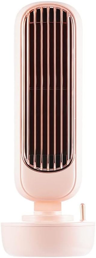 Mini Air Conditioner, Portable Evaporative Air Cooler, 6H Timer, 3 Speeds, Multi-Function Humidifier Purifier for Bedroom Office (Color : Pink)