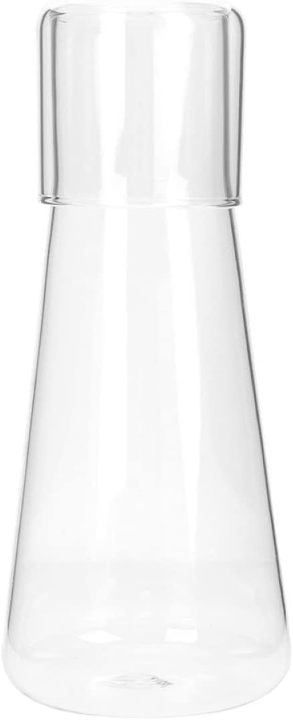 Glass Ice Teapot Carafe Pitcher Beverage Pitchers Infuser Water Jar Jug Bedside Carafe Household Convenient Bedside Water Home Accessory