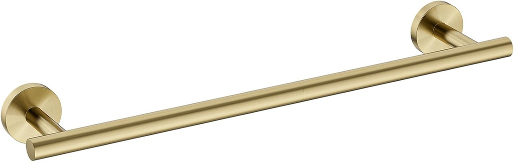 Brushed Gold Towel Bar 24 Inch (Total Length 26-Inch), Thicken Towel Rack for Bathroom Wall, SUS304 Stainless Steel Towel Rod, Modern Home Decor