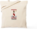 CafePress Maine Tote Bag Reusable Natural Beige Canvas Shopping Bag