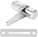 Bathroom Gate, Glass Door Lock Shower Room Lock for Home Office Doors Use Household Supplies