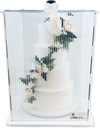 CAKESAFE Reusable Small/Tall Cake Transporter, Clear Plastic Cake Carrier (17" W x 22" H)