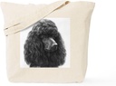 CafePress Black Or Chocolate Poodle Tote Bag Natural Canvas Tote Bag, Reusable Shopping Bag