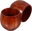 Japanese Tea Cup Set 50ml Sake Glass Wooden Shot Glass Wood Sake Serving Cup