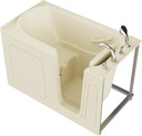 ANZZI Tubs Series Wide Opening Door Right Drain Quick Fill Walk-In Soaking Tub in Biscuit Finish 32 in. x 60 in. | AMZ3260RBS