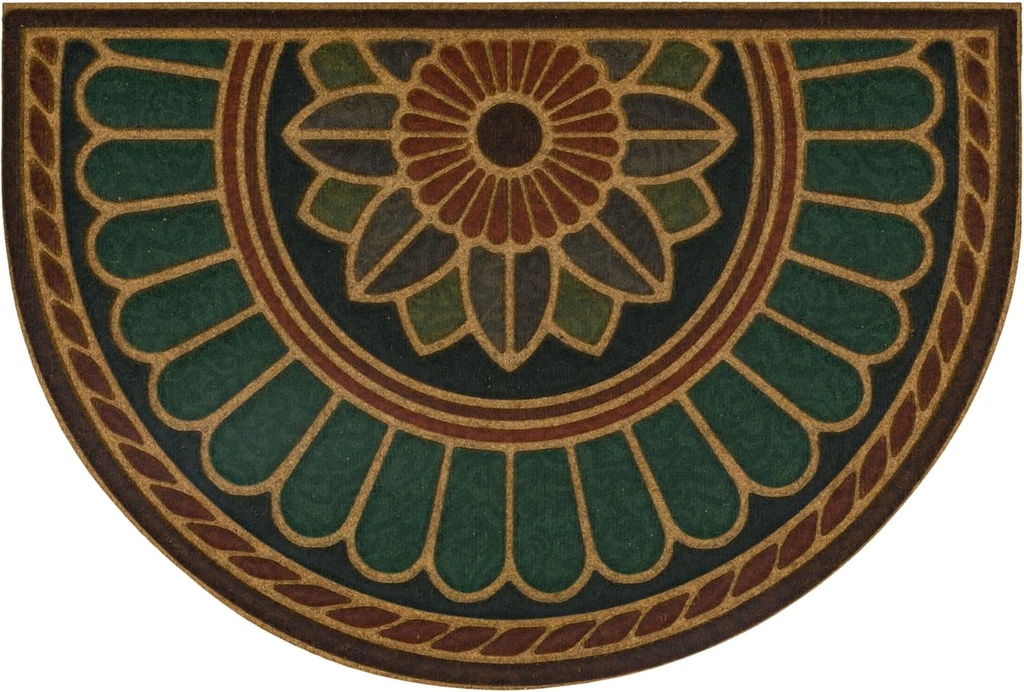 Mohawk Home Swirl Style Casual Ornamental Rust 2' X 3' All Weather Outdoor Door Mat Perfect for Porch, Garage