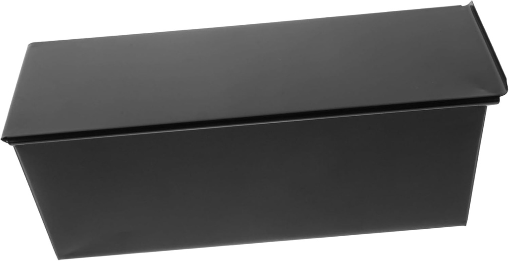 Zerodeko 1pc Non-stick Iron Toast Box Sliding Lid for Baking Bread Baking Mold Easy Release Household Toast Pan for Homemade Bread