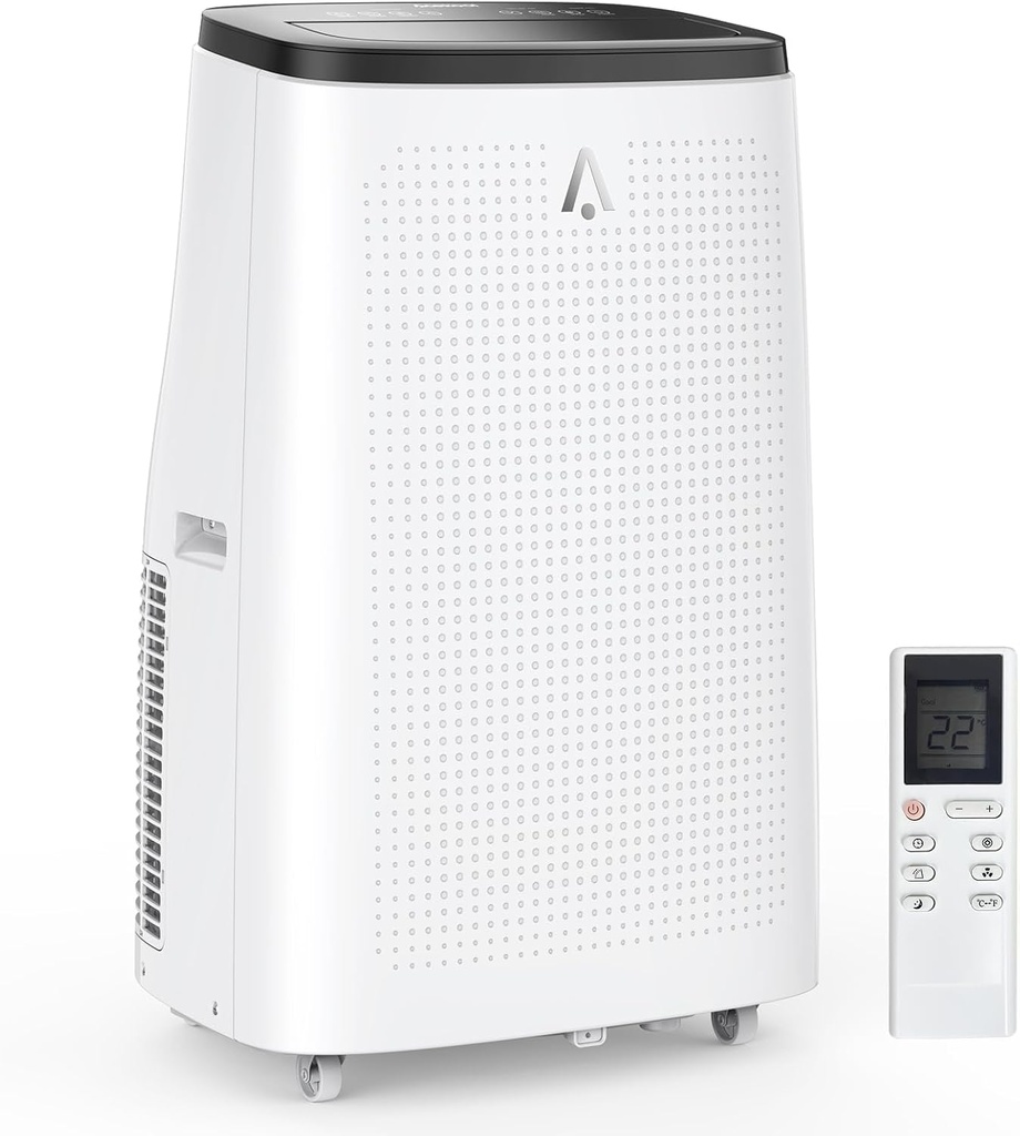 14,000 BTU Portable Air Conditioners, Portable AC Unit for Room up to 700 sq.ft, Floor AC Unit with Fan & Dehumidifier, Remote Control, Easy-to-use windowa kit for Room Office