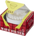 Karita KWF-155#22211 Coffee Filters, Wave Series, White, For 1-2 People, 50 Count