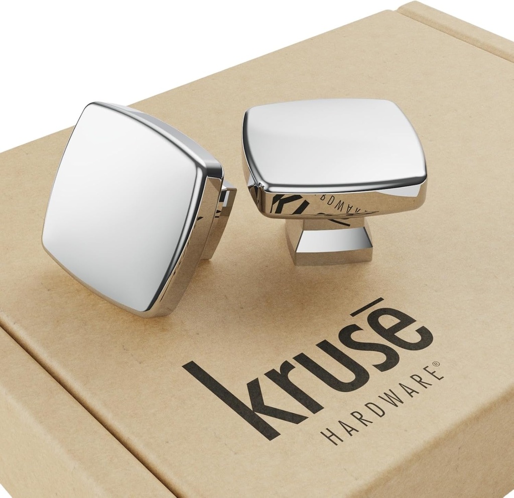 30427 - (10-Pack) Conrad Door and Drawer Knob - 1-1/4in Diameter, Polished Chrome