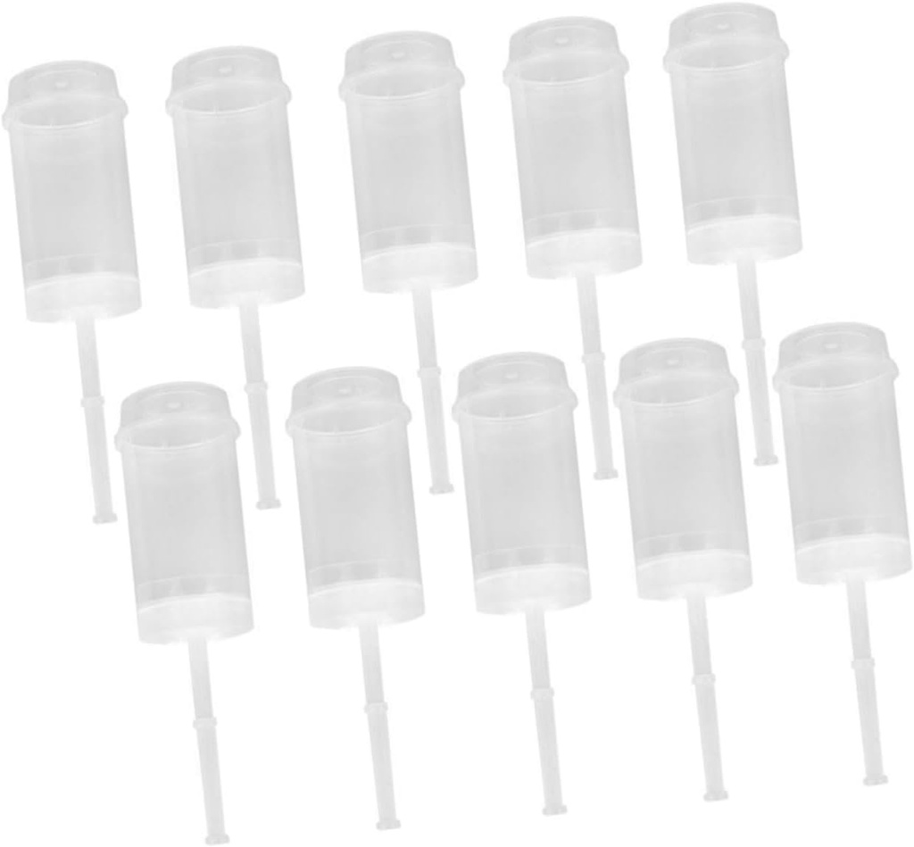 10pcs Diy Cupcake Cake Push Containers Pastry Decoration Food Grade for Wedding Party