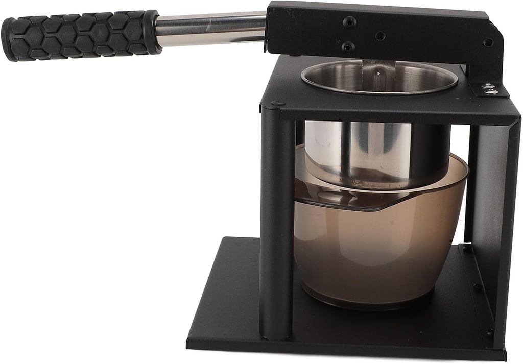 Manual Juicer, Professional Stainless Steel Orange Squeezer Hand Press Citrus Juicer with Cup, Heavy Duty Base Countertop Squeezer for Home and Commercial, Easy to Clean