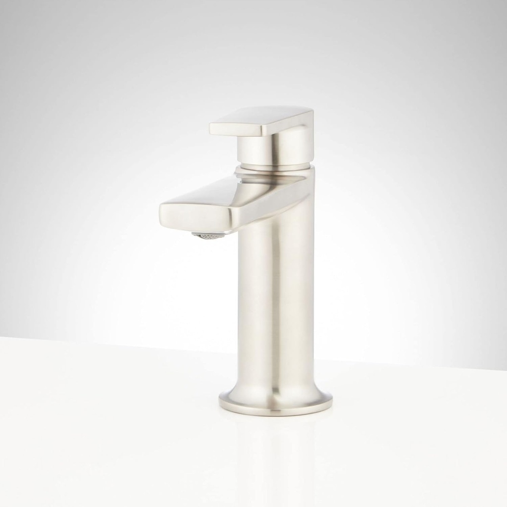 Signature Hardware 482804 Berwyn 1.2 GPM Single Hole Bathroom Faucet with Pop-Up Drain Assembly
