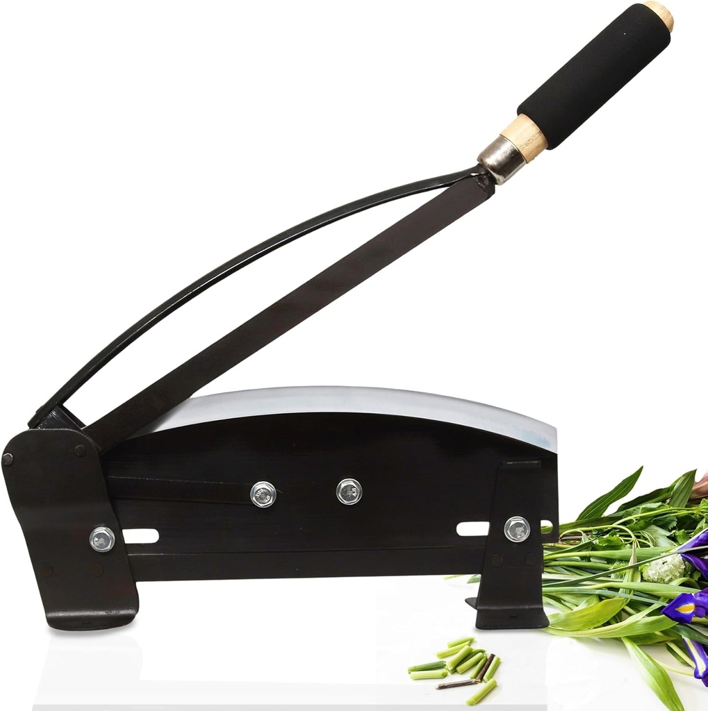 14-Inch Stainless Steel Flower Stem Cutter - Heavy Duty Bunch Cutter with Safety Lock - Perfect for Florists & Gardeners
