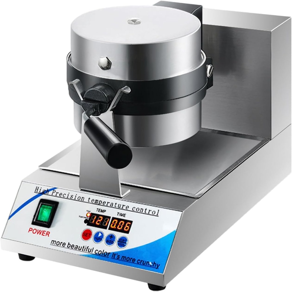 Belgium Waffle Machine, Waffles Iron Machine, Professional Intelligent, Digital Display, Non Stick, Stainless, for Hotel Restaurant Bakery Coffee Shop,220V