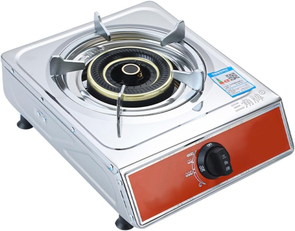 Portable Gas Stove,Cassette Stove,Max 12965.6‬BTU Single Burner Cassette Stove Piezo-Ceramic Ignition for Home Use Food Stalls and Canteens