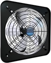 Square Exhaust Fan，Household Exhaust Fan Window 12 High Speed, for Ventilation Exhaust Projects Black